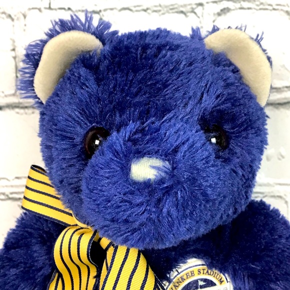 Ty New York Yankee Stadium 2009 Inaugural Season Blue Soft Teddy Bear Plush Toy - Picture 4 of 7